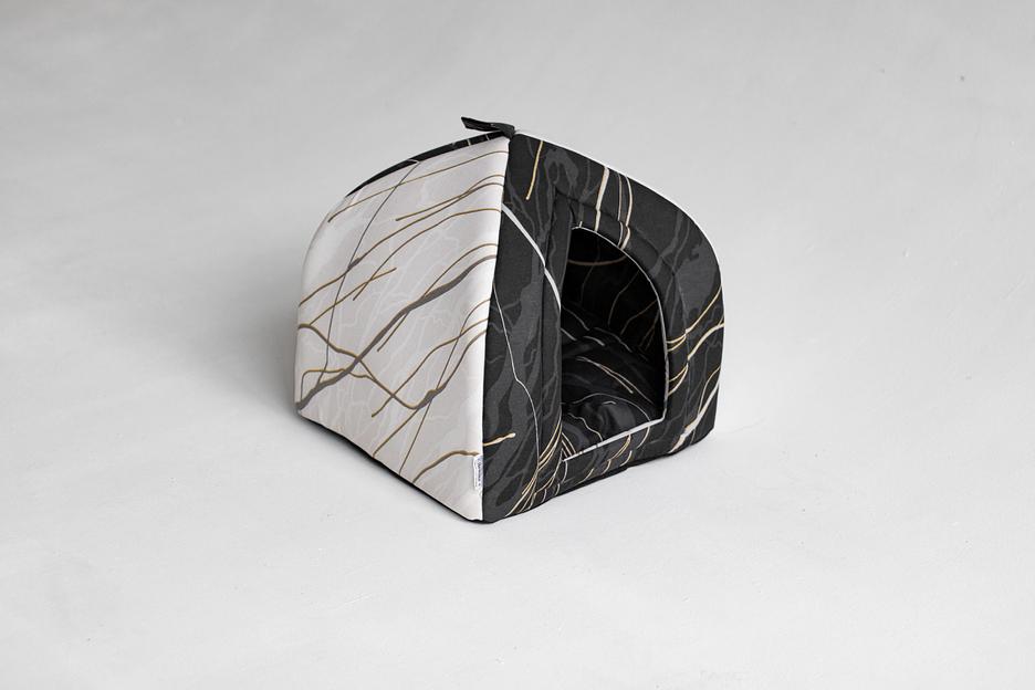 Домик Нордман (хлопок) №2 мрамор для домашнего питомца ОПТ фото 1