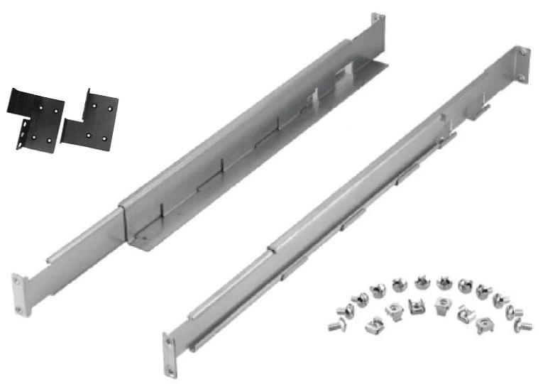 Аксессуар к источникам бесперебойного питания Rail Kit 19", нагрузка до 60кг, регулируемый 480-780 мм для ИБП SRTSE 1-3КВА и SRVSE 1-3КВА, силовых модулей ИБП SRVSE XL 1-6КВА и SRTSE 5-10КВА, комплектов батарей BPSE36RT2U, BPSE48RT2U, BPSE72RT2U (SE1RK) фото 1