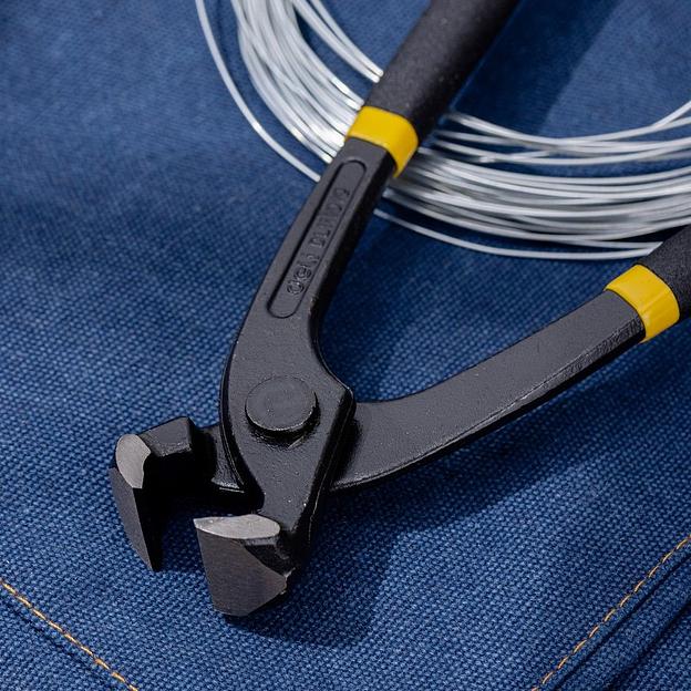 Клещи монтажные вязальные Deli DL111008 200мм, высокоуглеродистая сталь, прорезиненные рукоятки фото 8