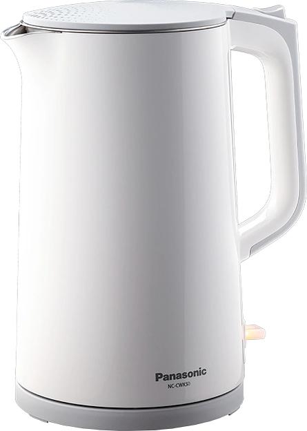 Чайник электрический Panasonic NC-CWK50 1.7л. 1500Вт белый корпус: металл/пластик фото 1