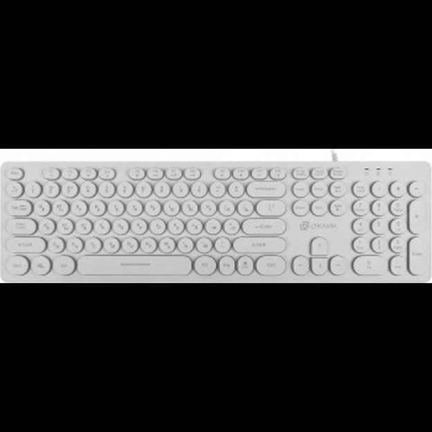 Oklick 420MRL white USB slim Multimedia LED [1091227] фото 3