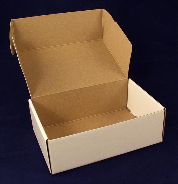 Коробка универсальная, белая, без печати,190*125*66мм фото 1