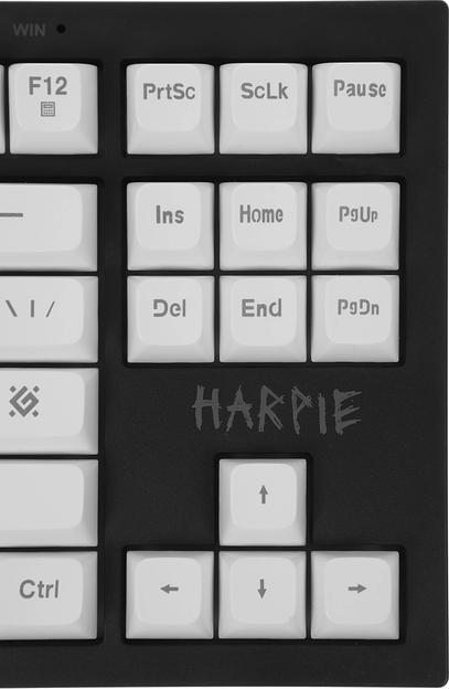 Клавиатура DEFENDER (45401) Harpie GK-401 RU,чер/бел,87кн+FN,радуж,1.5м фото 9