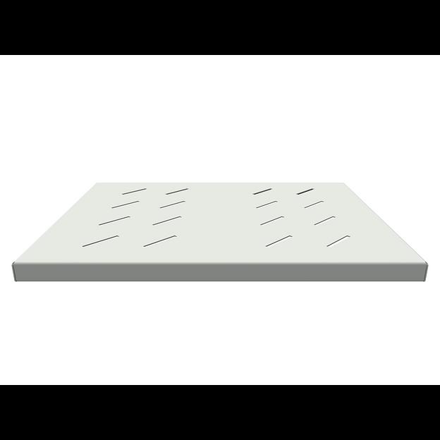 Полка стационарная усиленная для шкафов глубиной 600мм, (глубина полки 350мм) распределенная нагрузка 120кг, цвет-cерый (SNR-SHELF-06035-120G) фото 2