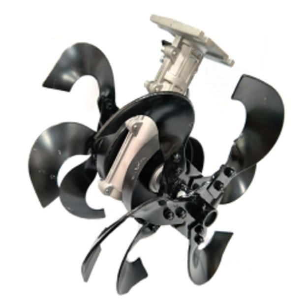 Насадка-почвофреза (винтовые ножи) 7Т-26 мм фото 1