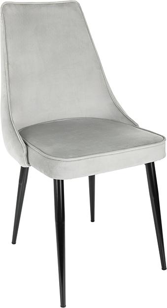 Стул для дома Бюрократ CH-K4_2 комплект 2шт св.серый Holland 09 металл черный на ножках (CH-K4_1/HL09_2) фото 2