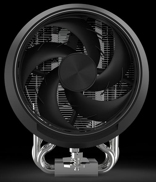 Кулер для процессора ZALMAN ZET5 BLACK, 5 HEAT PIPES, 4-PIN PWM, 600-2000 RPM, 30.4 DBA MAX, HYDRO BEARING, FULL SOCKET SUPPORT фото 3