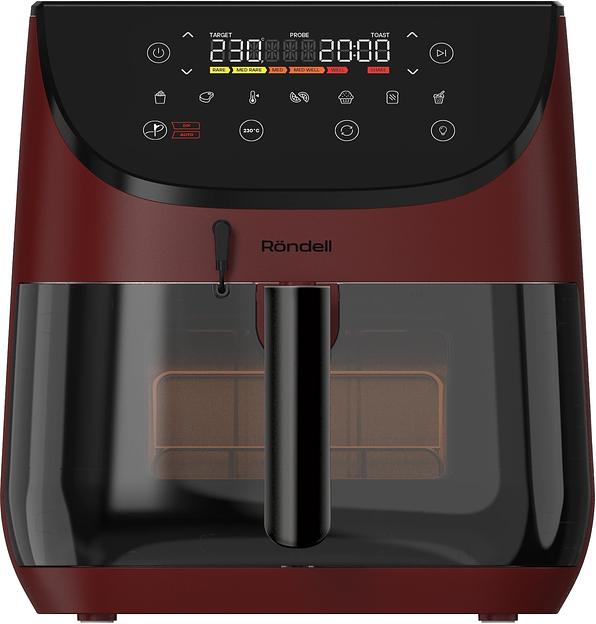 Аэрогриль Rondell RDE-AF888 1700Вт бургунди/черный фото 2