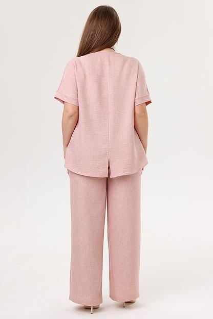 Туника женская  4129/16/Пудровый  фото 2