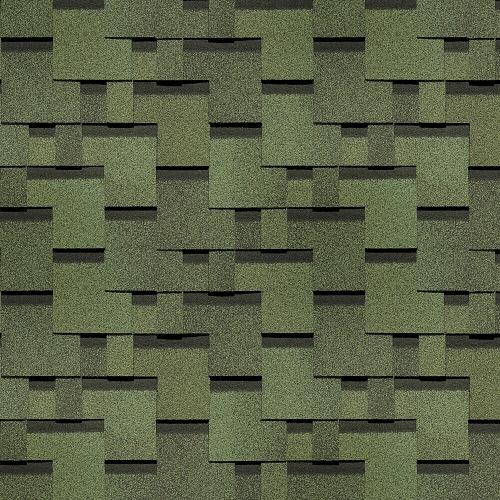 Гибкая черепица Döcke PIE Europa «Matrix» зелёный опт фото 1
