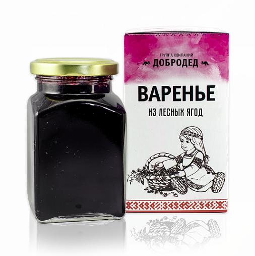 Варенье из Лесных ягод баночка в сувенирной коробочке с магнитиком 300 г/260 мл опт фото 2