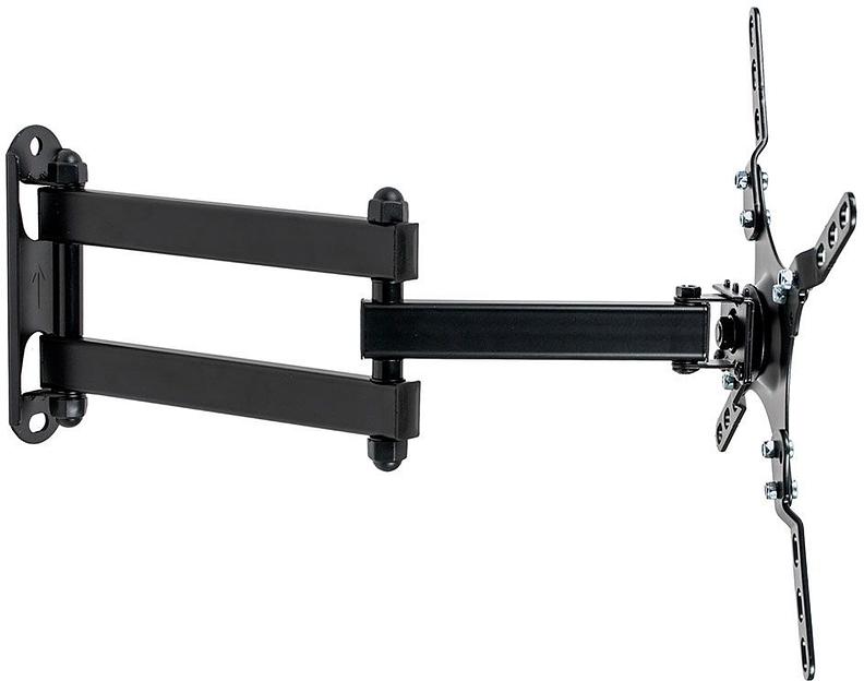 Кронштейн для телевизора Kromax DIX-13 черный 15"-42" макс.20кг настенный поворотно-выдвижной и наклонный фото 3