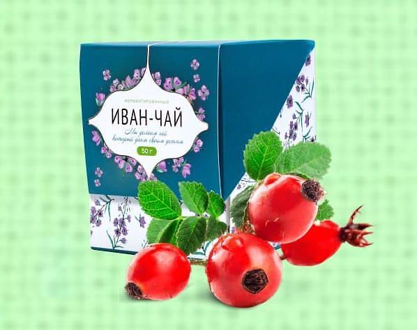 Иван-чай Шиповник-каркаде 50 г ОПТ фото 1