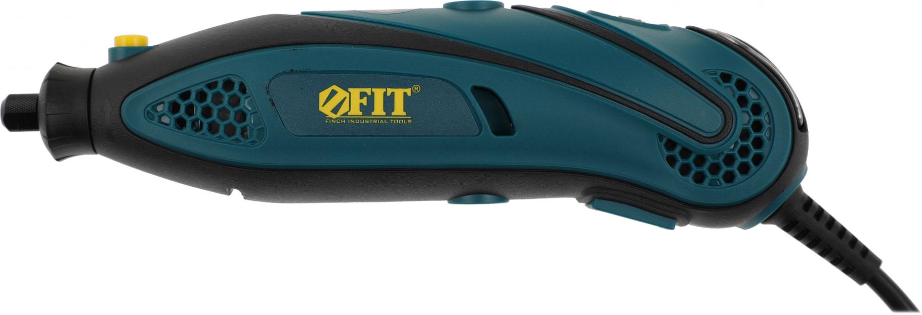 Гравировальная машина DG-137PL, 135 Вт, 10000-32000 об/мин, 2,4/3,2 мм, БС щеток, набор насадок, пластик. кейс фото 4