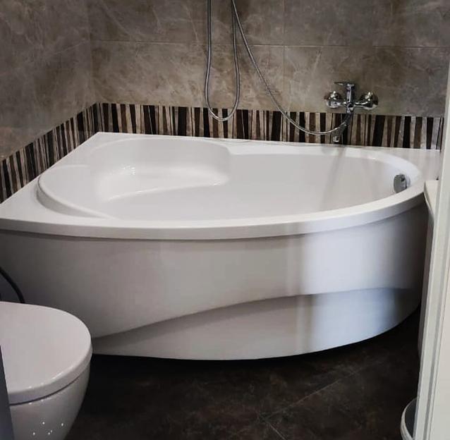 Мраморная ванна Castone «Диана» левосторонняя фото 6