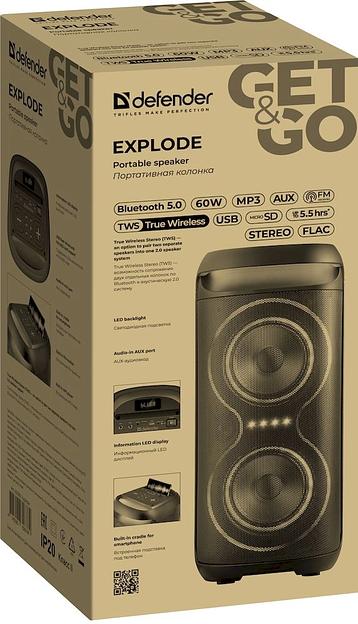 Портативная колонка Defender Explode 60Вт 65086 фото 7