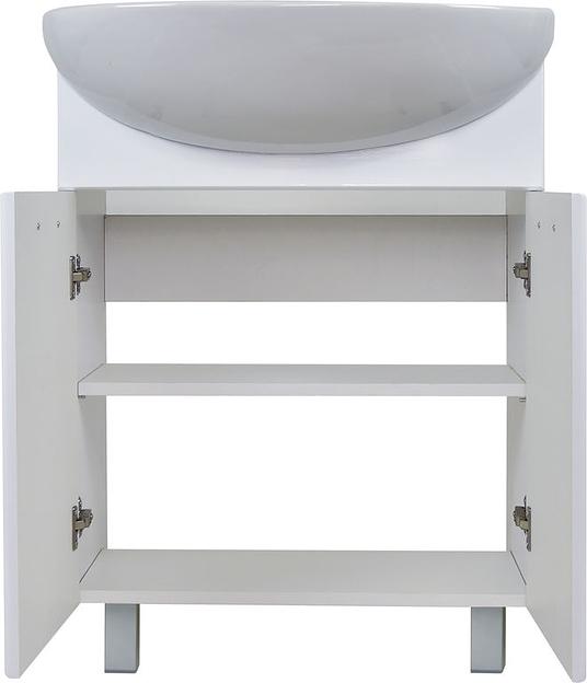 Тумба Вега 60 DORATIZ 9912.502, напольная, белая, под умывальник Балтика 60 фото 3