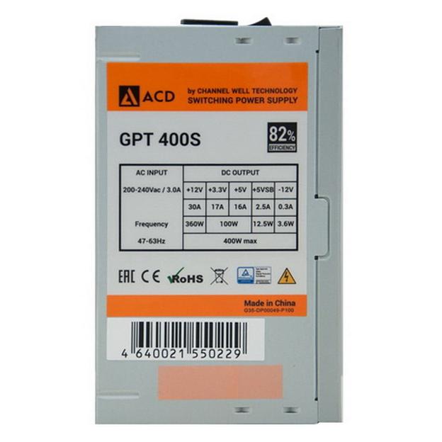 Блок питания ACD 400Вт [GPT-400S] фото 3