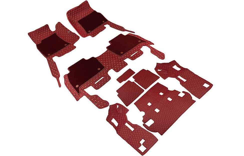 Ковры для автомобиля и багажник с текстильной вставкой 5D Lux на заказ, опт фото 2