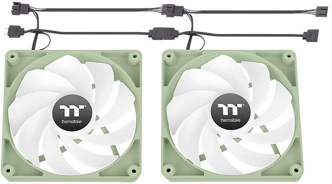 Вентилятор Thermaltake CT120 Sync Matcha реверсивный ARGB зеленый 4-pin 30.5dB Ret (CL-F200-PL12MG-A) фото 4