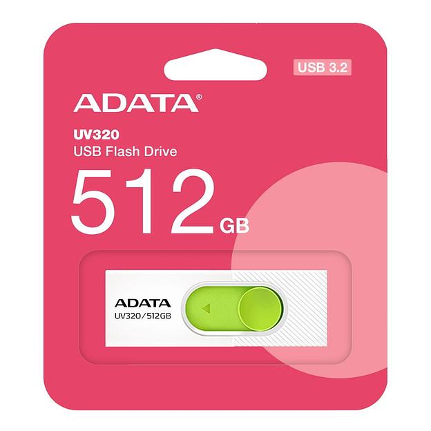 Флэш-накопитель 512GB AUV320-512G-RWHGN WH\GR ADATA фото 3