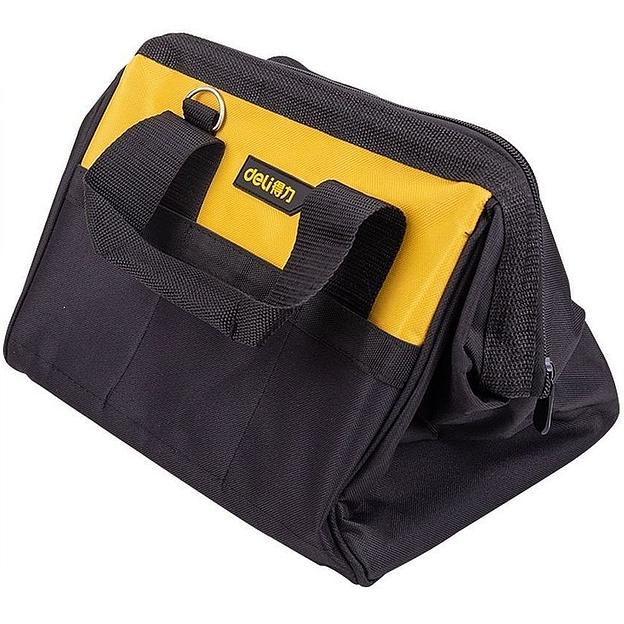 Ящики и сумки для инструментов Deli Сумка-саквояж для инструментов Deli DL-P1 300 x 230 x 250мм, 14 карманов, плечевой ремень, ткань Оксфорд 600D фото 1