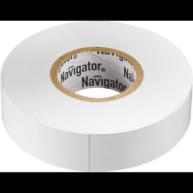 Изолента ПВХ 15мм (рул.10м) бел. NIT-B15-10/WH Navigator 71228 фото 1