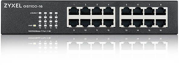 Коммутатор Zyxel GS1100-16-EU0103F 16G неуправляемый фото 1