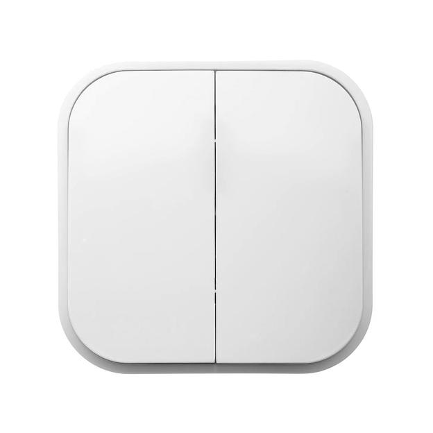 Выключатель двухклавишный Legrand Forix 10A 250В IP20 накладной белый 782402 фото 2