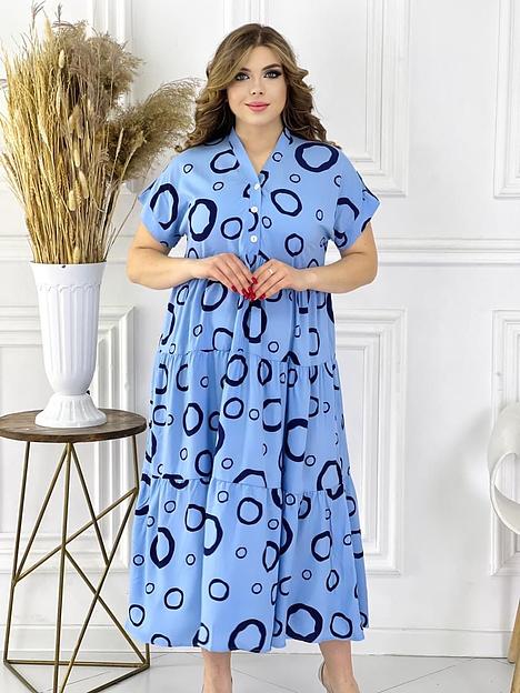 Платье «Круги» ОПТ фото 4