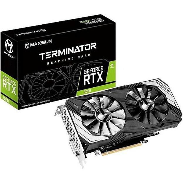 Видеокарта MAXSUN MS-RTX3050 Terminator 6G (MS-RTX3050 TR 6G S2) RTL фото 1