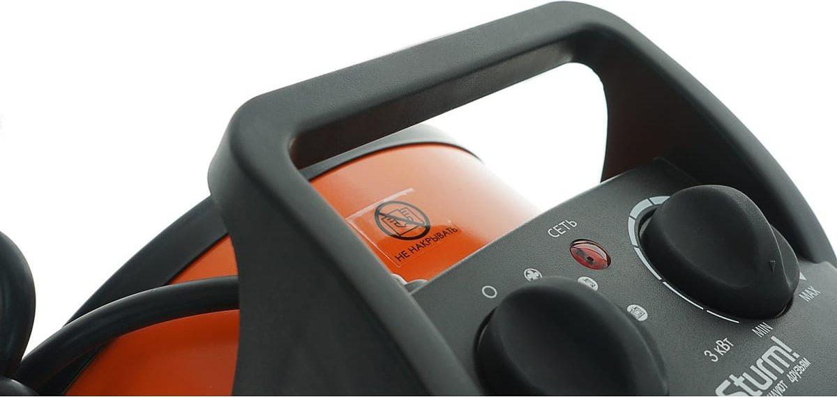 Тепловая пушка электрическая Sturm! FH3022C оранжевый фото 6