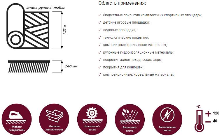 Рулонное резиновое покрытие АNТ Flex P1000 ОПТ фото 2