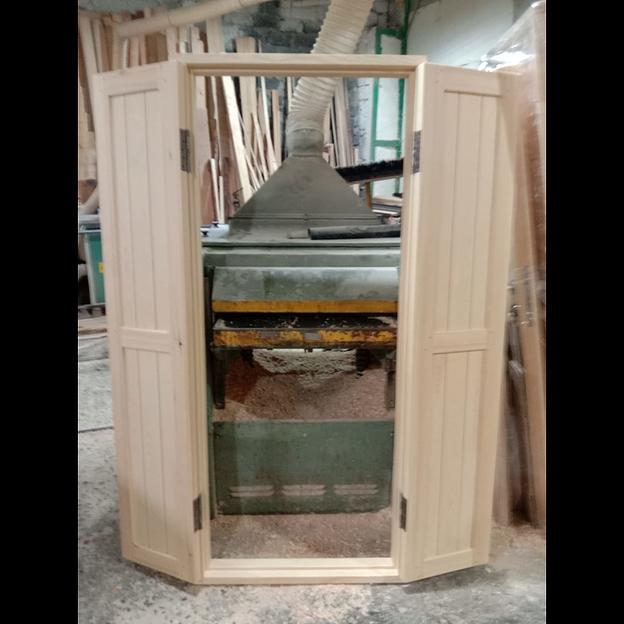 Дверь распашная из дерева фото 2