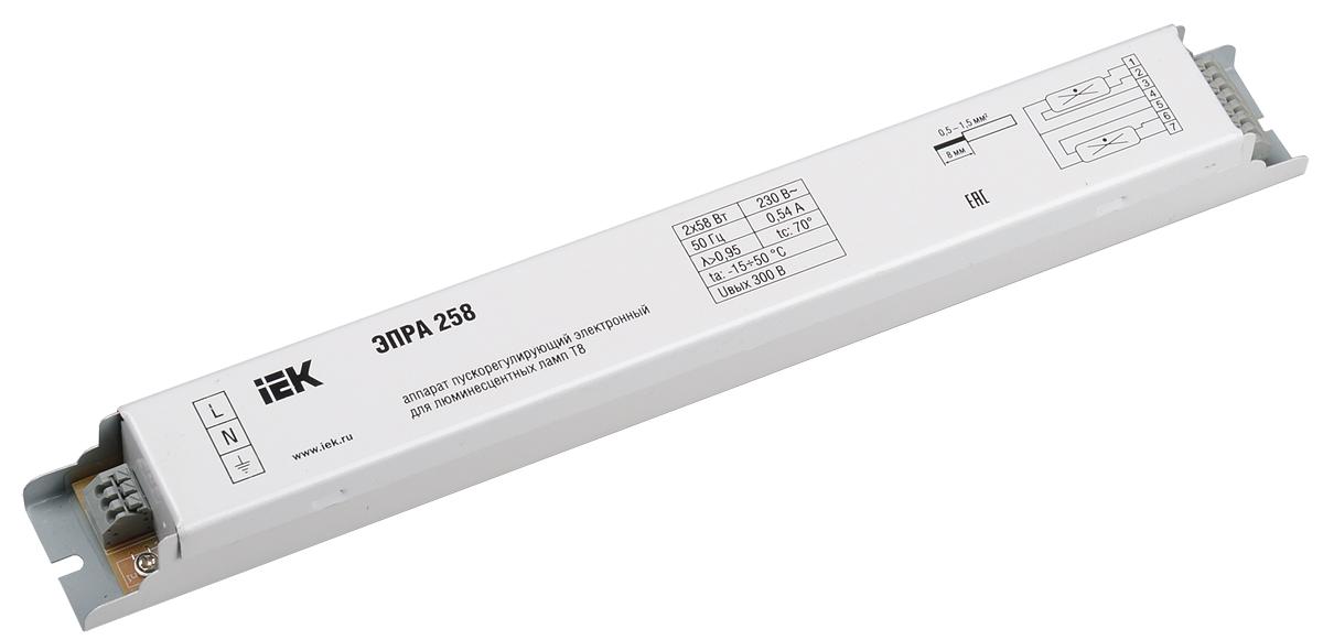 Iek LLV258D-EBFL-2-58 ЭПРА 258 для линейных ЛЛ Т8 фото 1