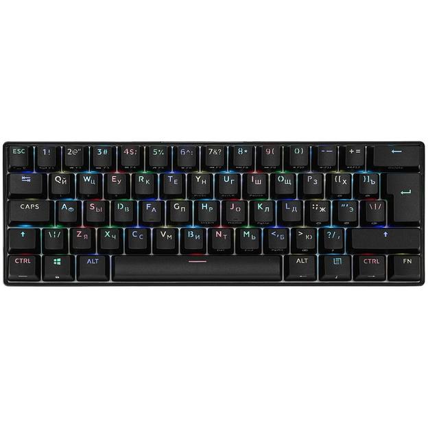 Клавиатура Royal Kludge RK61 Black USB/2.4 GHz/Bluetooth, RGB, Hot Swap, Red switch фото 1