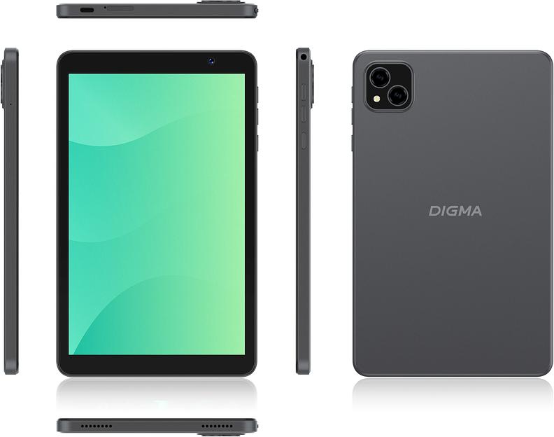Планшет Digma G8 SC9863A (1.6) 8C RAM3Gb ROM32Gb 8" IPS 1280x800 4G Android 15 Go темно-серый 5Mpix 2Mpix BT WiFi microSD 128Gb 4000mAh 191hrs фото 9