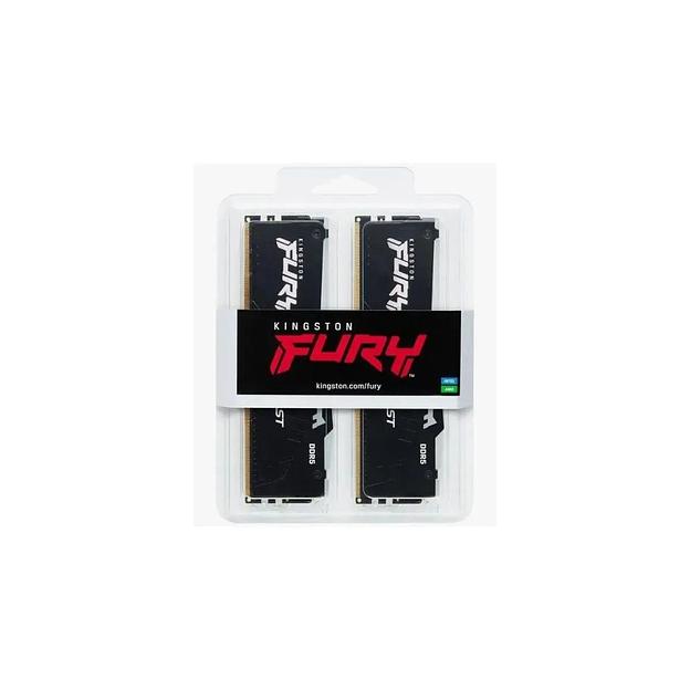 Комплект модулей памяти Kingston FURY Beast KF556C40BBAK2-64 DDR5 64GB (Kit 2x32GB) 5600MHz фото 4