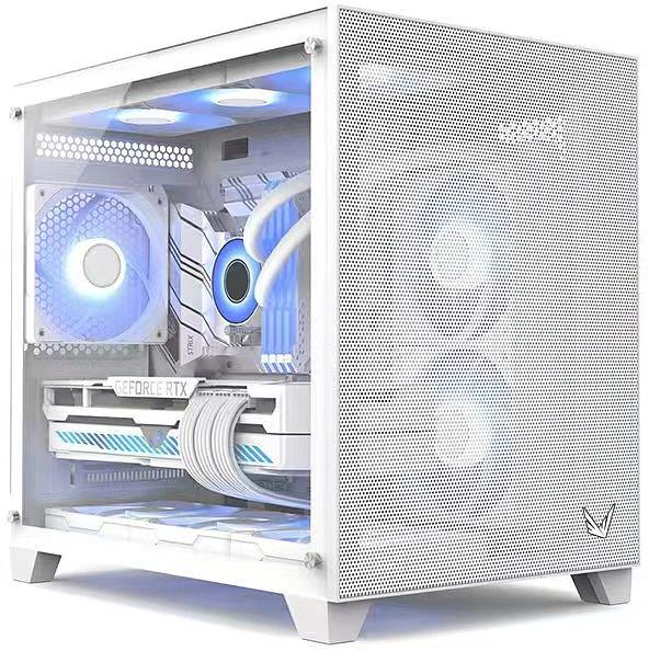 Корпус Formula Crystal Z5 белый без БП mATX 11x120mm 2xUSB2.0 1xUSB3.0 audio bott PSU фото 1