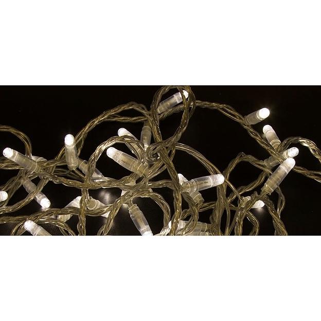 Neon-night 305-256 Гирлянда Нить 10м, с эффектом мерцания, прозрачный ПВХ, 24В, цвет: Тёплый белый фото 1