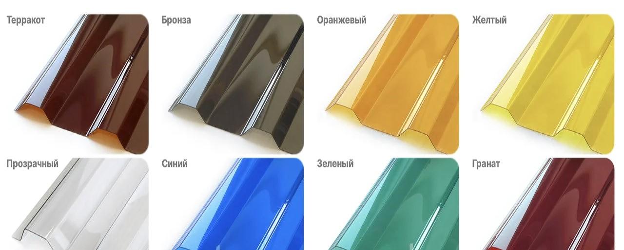 Профилированный поликарбонат Novattro 1,3 мм трапеция МП/С-20 ОПТ фото 2