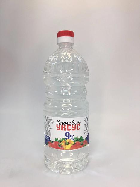 Уксус столовый 9 % 1 л ПЭТ ГОСТ 56968-2016 фото 1