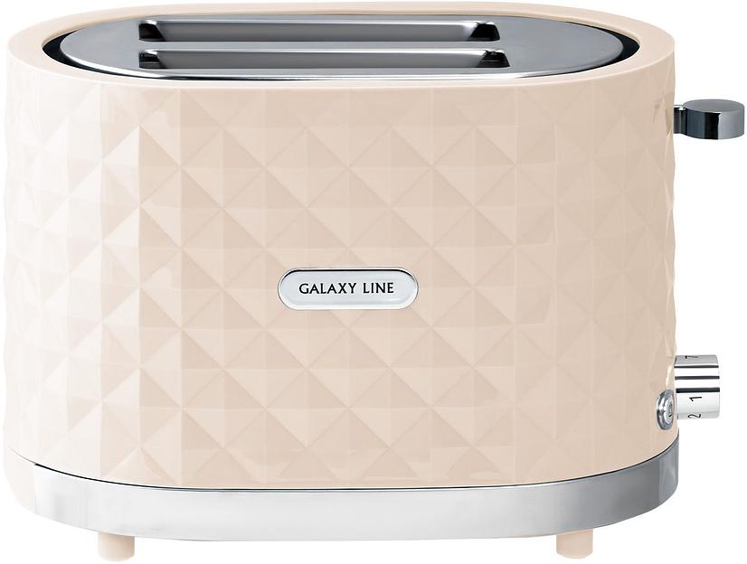 Тостер Galaxy Line GL 2912 1200Вт бежевый фото 1