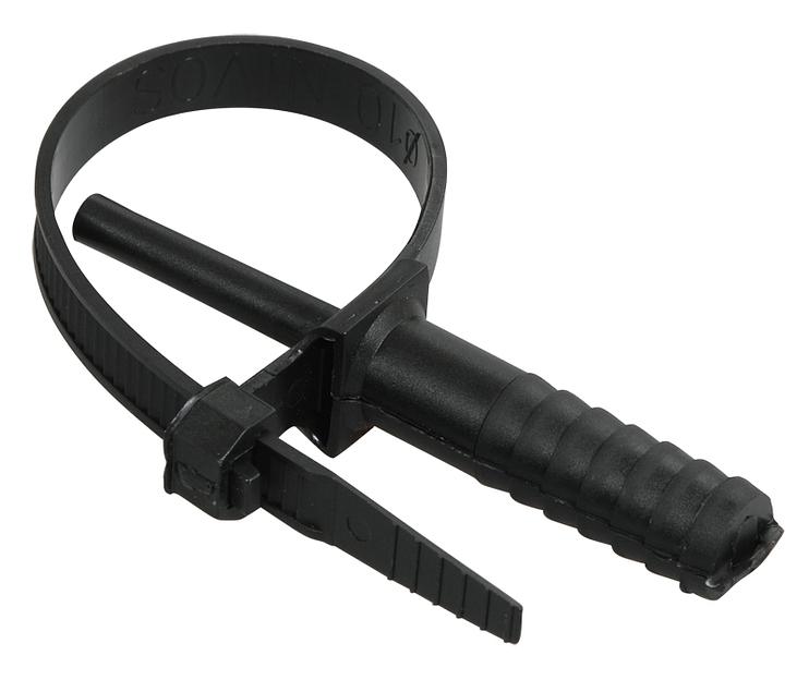 Iek UHH80-7-150-50-K02-F Хомут дюбельный ХД 7х150 черный (50шт/упак) IEK фото 1