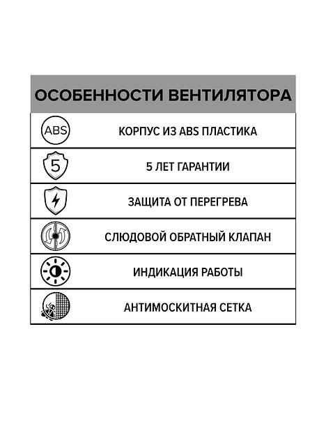 Бытовой вентилятор Era 4C опт фото 6
