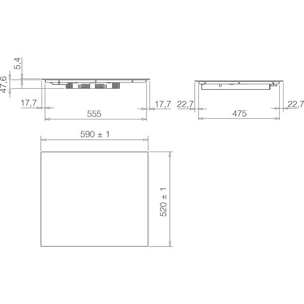 Индукционная варочная панель ELICA ELICA Ratio Connex 603 Plus/PRF0199854 фото 2