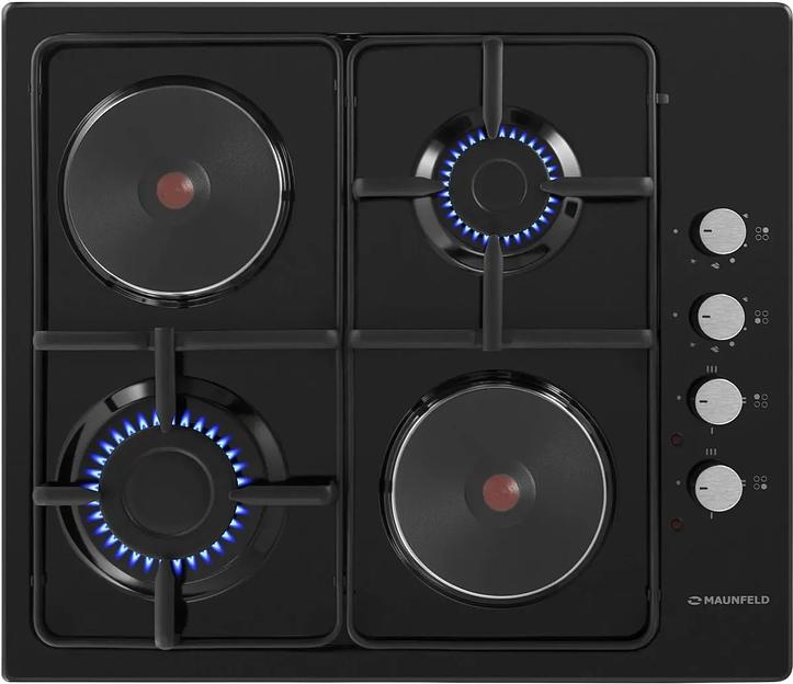 Варочная поверхность Maunfeld EEHE.64.5EB/KG черный фото 1