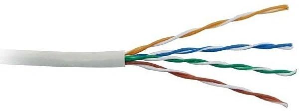 Кабель информационный Lanmaster LAN-5EFTP-PT-LSZH-GY кат.5E FTP 4 пары 26AWG LSZH внутренний 305м серый фото 1