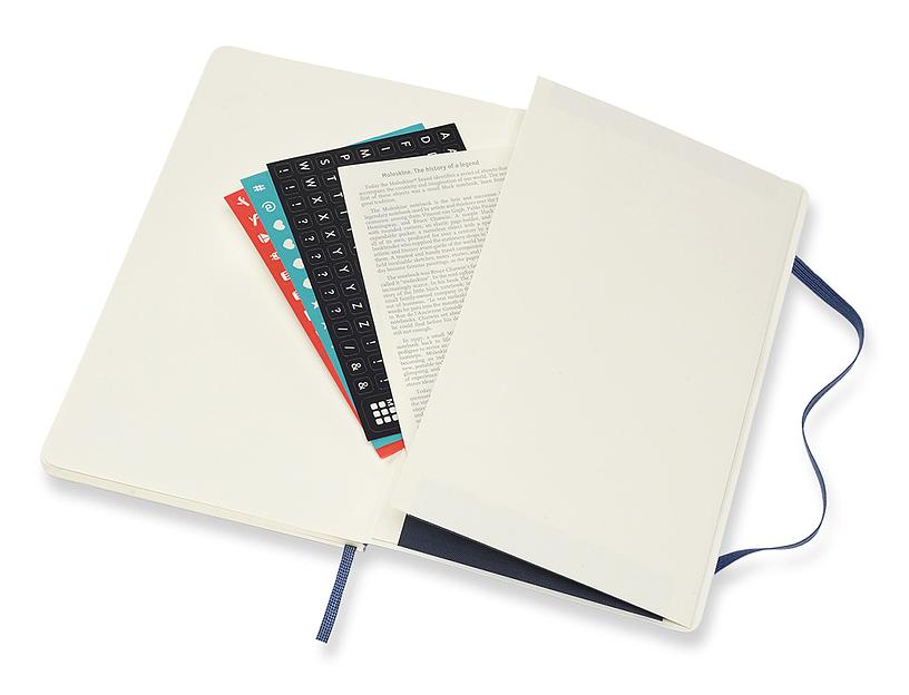 Еженедельник Moleskine CLASSIC SOFT WKNT Large 130х210мм 144стр. мягкая обложка синий сапфир фото 7