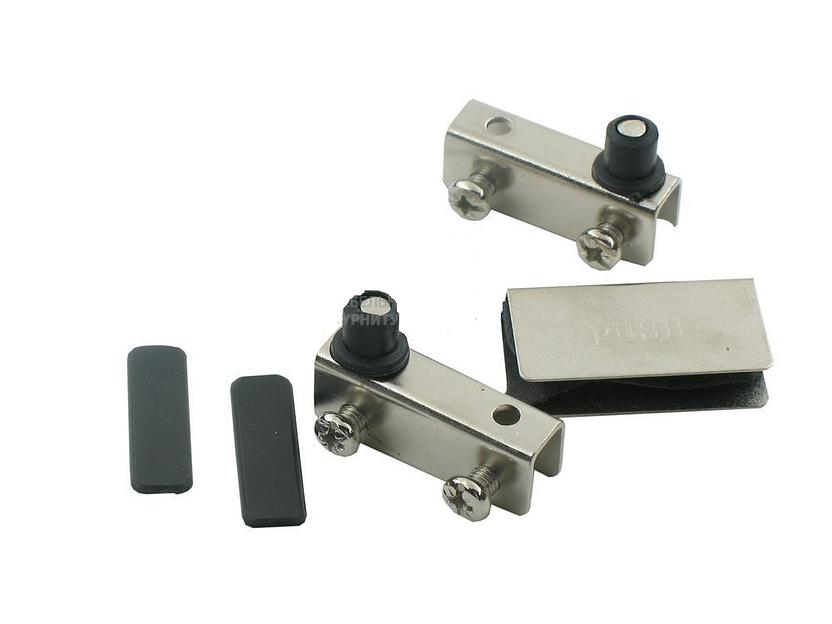 К-т для 1 стекл. двери без лифта, хром фото 1